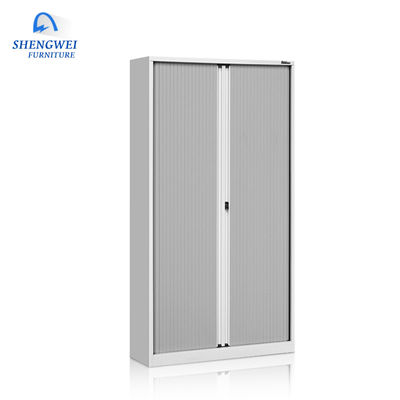 Cabinet d'étagère en métal de porte de Tambour avec des portes de volet de rouleau en plastique