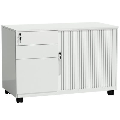 Cabinet en acier de piédestal de porte de roulement de Tambour de quatre roues