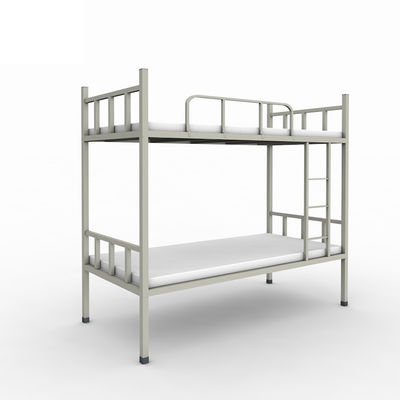 Échelle de Gray Color Metal Bunks With de glissement de double couche de dortoir anti