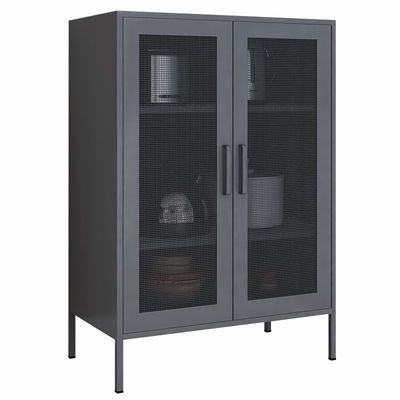 Double casier de taille de moitié de Mesh Door 1015x800x400mm en métal pour l'usage à la maison