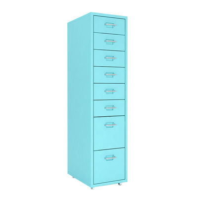 Cabinet de fichier plat blanc de tiroir de l'organisation 8 en métal de stockage