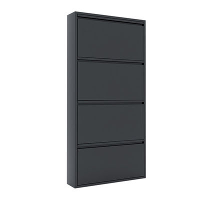 Placard à la maison de chaussures d'entreposage en en métal Cabinet fixé au mur de chaussure