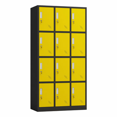 Entreposage en à la maison double de la couleur 12 de portes de bureau en métal casier de Cabinet