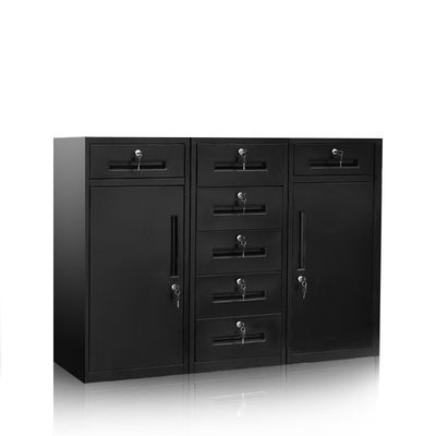 La combinaison multi noire 650mm de fonction a laminé à froid le casier de stockage en acier