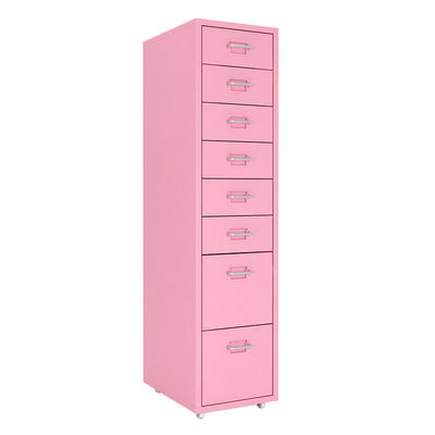 Classeur mobile en métal de la couleur 8 de tiroirs de salon de tiroirs multi de stockage