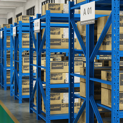 Les marchandises en acier d'entrepôt étirent