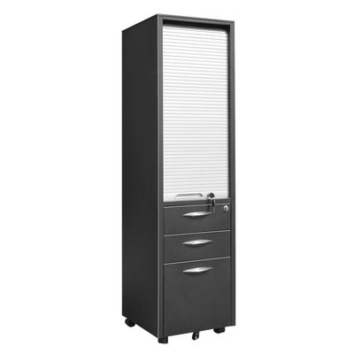 Cabinet en acier de piédestal de porte de roulement de Tambour de quatre roues