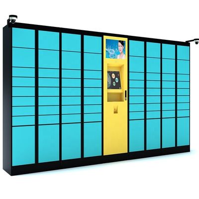 Casier intelligent électronique de la livraison de blanchisserie de casier de stockage de colis avec l'affichage