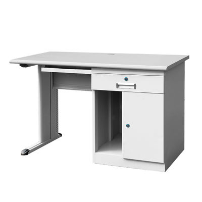 3 tiroirs 1 poudre de support de clavier ont enduit le bureau exécutif en acier
