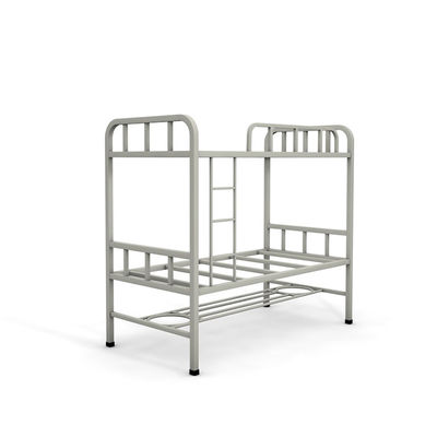 Lits superposés du dortoir 46kg Gray Color Adult Size Steel avec le support de chaussure