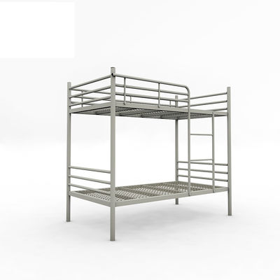 Cadre de Metal Bunk Bed de barrière de Grey Black Steel Mesh Full d'appartement