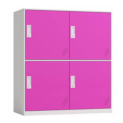 Quatre portes bleues roses H1000 * W900 * demi casier de taille de D400mm pour l'école primaire