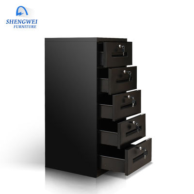 La combinaison multi noire 650mm de fonction a laminé à froid le casier de stockage en acier