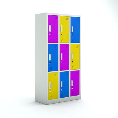Casier multi de Sotrage de porte de pleine taille de 9 portes pour la maison et l'école