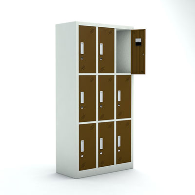 Casier multi de Sotrage de porte de pleine taille de 9 portes pour la maison et l'école