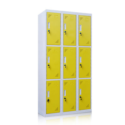 Casier multi de Sotrage de porte de pleine taille de 9 portes pour la maison et l'école