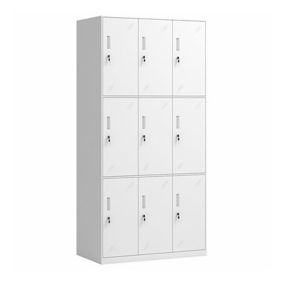 9 portes rétrécissent le casier de stockage multi de porte de bord pour le gymnase d'école