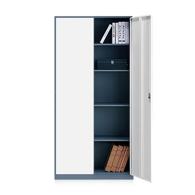 Plein meuble de rangement en métal de meubles de bureau de taille de double couleur pour le personnel