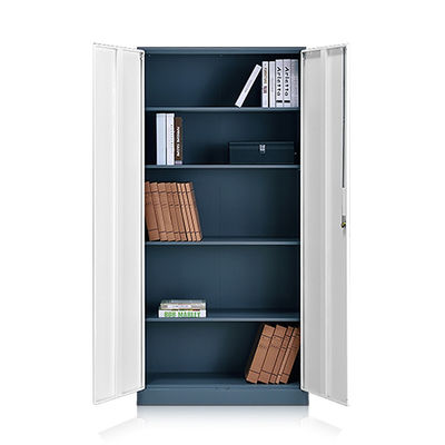 Plein meuble de rangement en métal de meubles de bureau de taille de double couleur pour le personnel