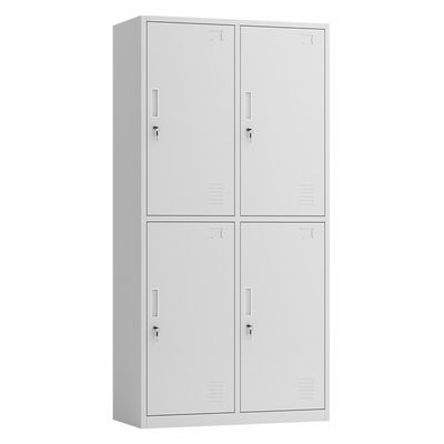 Le métal de dortoir de 2 portes de la rangée 4 vêtx le casier de stockage pour le vestiaire