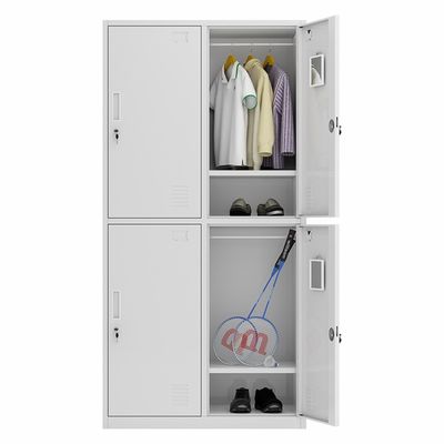 Le métal de dortoir de 2 portes de la rangée 4 vêtx le casier de stockage pour le vestiaire