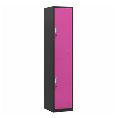 Casier de stockage de chambre à coucher en métal de garde-robe de vêtements d'acier de portes de la verticale 2