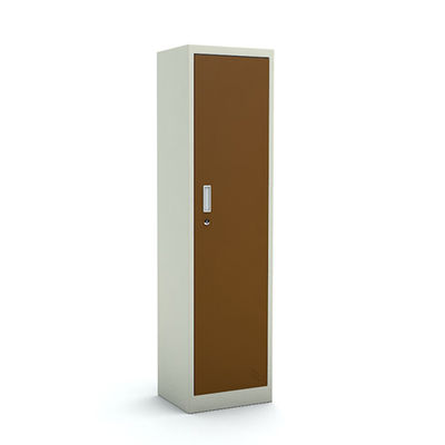 Casier de stockage en acier en métal de garde-robe de chambre à coucher de porte simple verticale