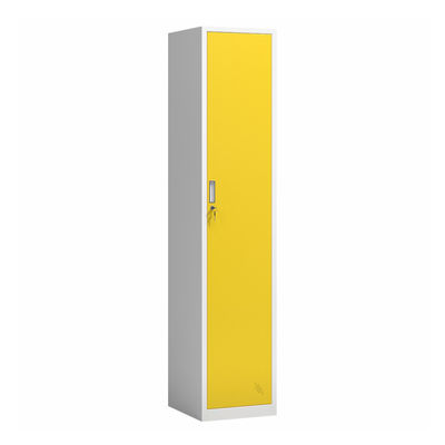 Casier de stockage en acier en métal de garde-robe de chambre à coucher de porte simple verticale