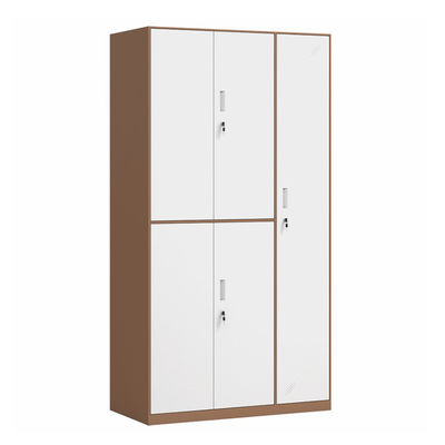 Cabinet étroit de casier de stockage en métal de portes de la conception 5 de bord pour des vêtements et des dossiers