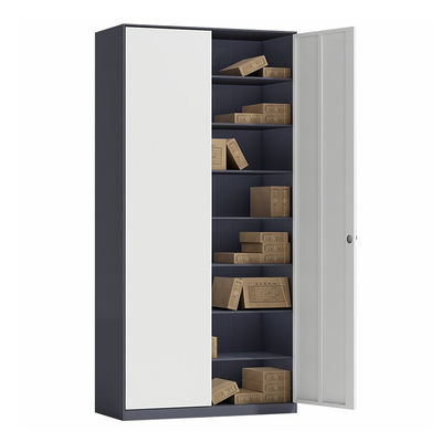 Plein meuble de rangement en métal de Cabinet de bon de porte à deux battants de meubles de bureau de taille
