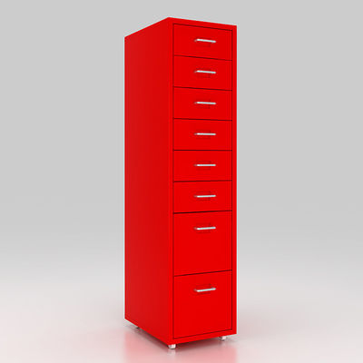 Classeur mobile en métal de la couleur 8 de tiroirs de salon de tiroirs multi de stockage
