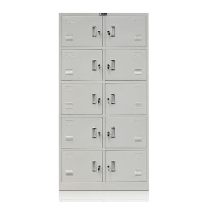 Meuble d'archivage en acier de stockage en métal de meubles de bureau de couleur grise de cinq rangées