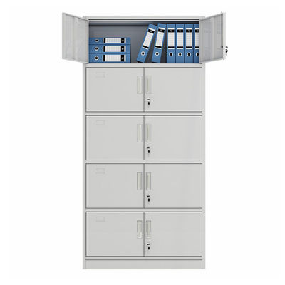 Meuble d'archivage en acier de stockage en métal de meubles de bureau de couleur grise de cinq rangées