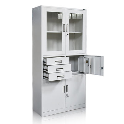 Meuble de rangement durable en métal de structure de KD avec la boîte sûre