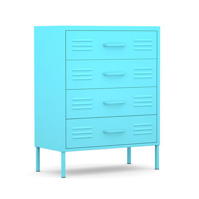 Casier de taille d'utilisation de 4 tiroirs demi de stockage à la maison en métal avec la jambe de support