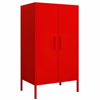 Casier de stockage à la maison de taille de portes en métal de la chambre à coucher deux demi avec le pied