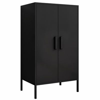 Casier de stockage à la maison de taille de portes en métal de la chambre à coucher deux demi avec le pied