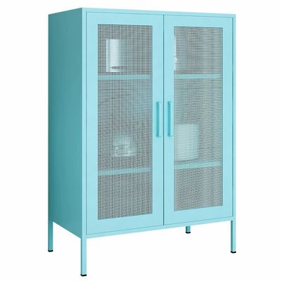 Double casier de taille de moitié de Mesh Door 1015x800x400mm en métal pour l'usage à la maison