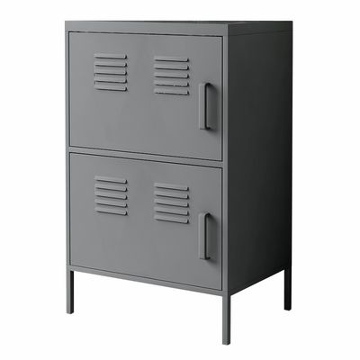 Cabinet en acier vertical de casier de taille de hautes de support portes de la jambe deux demi pour la maison