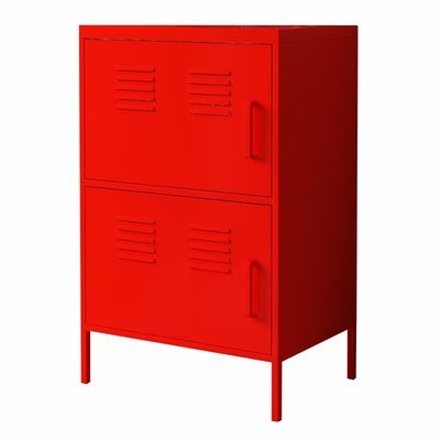 Cabinet en acier vertical de casier de taille de hautes de support portes de la jambe deux demi pour la maison