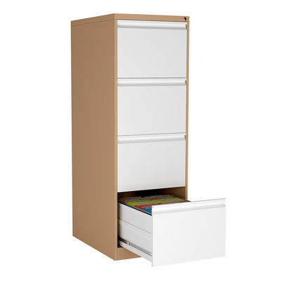 Meuble d'archivage en acier en métal de couleur de double de pièce de bureau de 4 tiroirs