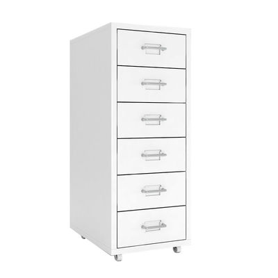 Cabinet mobile coloré de tiroir de stockage de 6 tiroirs de HELMER