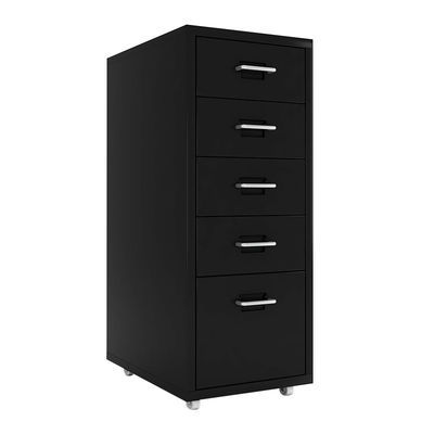 À la maison 5 meuble de rangement mobile 690mm de taille bleue des tiroirs avec des roues
