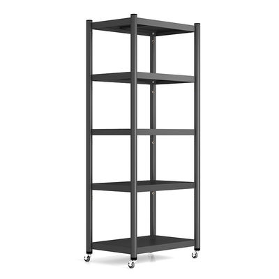 Taille multi cinq couches de support en acier mobile blanc d'étagère