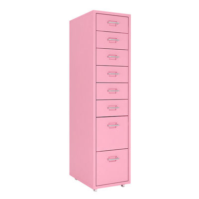 Cabinet de fichier plat blanc de tiroir de l'organisation 8 en métal de stockage
