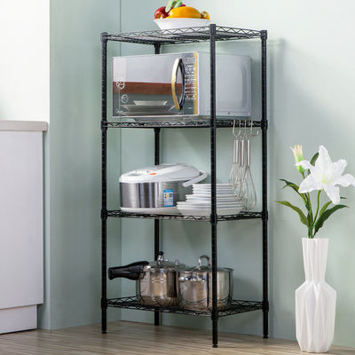 Organisateur résistant réglable Steel Shelf Rack de rangées des fondements 4
