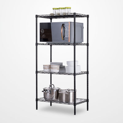 Organisateur résistant réglable Steel Shelf Rack de rangées des fondements 4