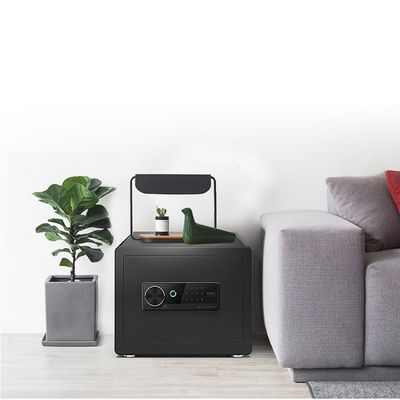 Boîte de sécurité de noir de Cabinet de clavier de Digital de bureau avec la serrure d'empreinte digitale