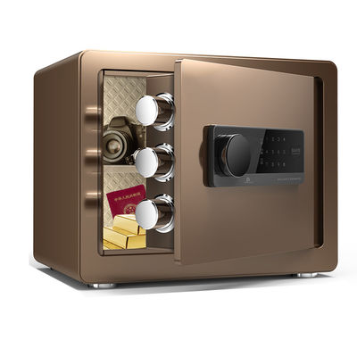 Boîte de sécurité de noir de Cabinet de clavier de Digital de bureau avec la serrure d'empreinte digitale