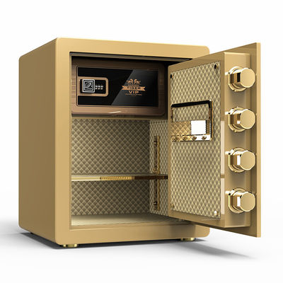 Coffre-fort électronique noir de maison de degré de sécurité de serrure d'empreinte digitale de la taille 45cm